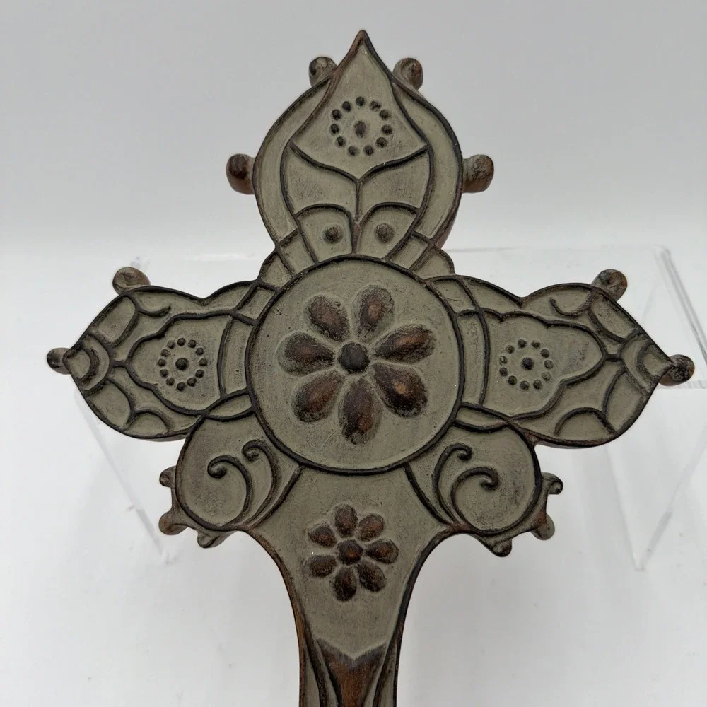 Decorative Cross Wall Hanger,‎ composite, 13 1/2 X 8 1/2